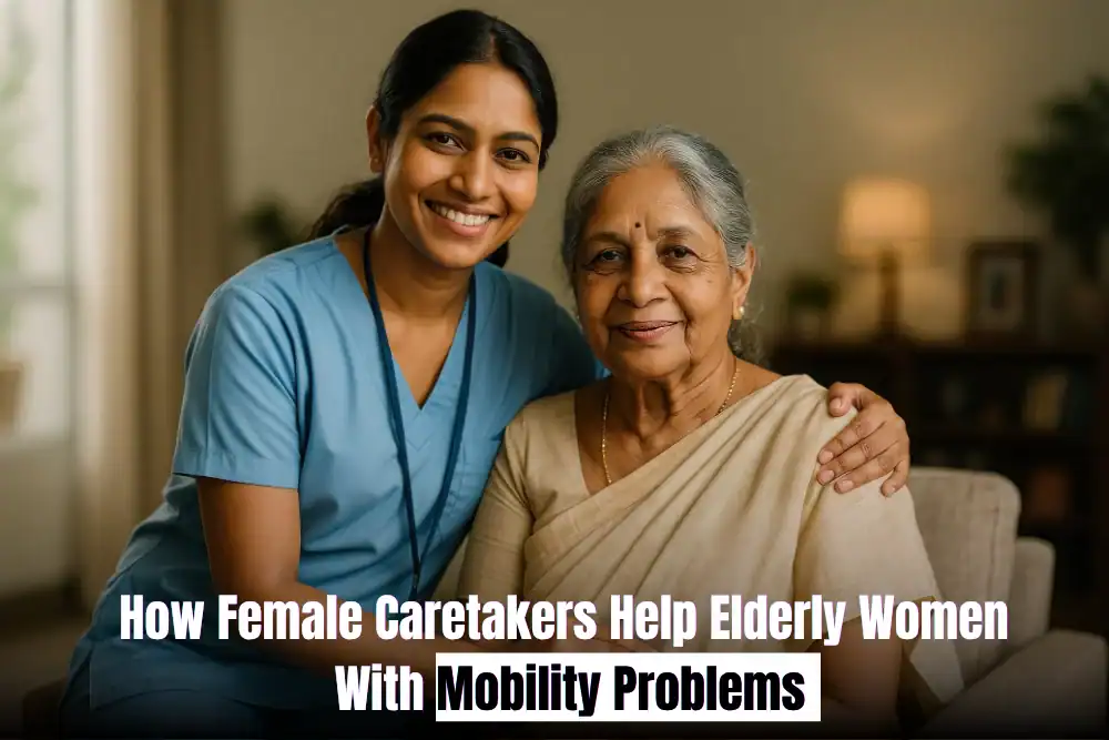 How Female Caretakers Help Elderly Women With Mobility Problems
